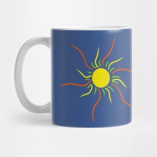 Let the sun shine yellow Mug